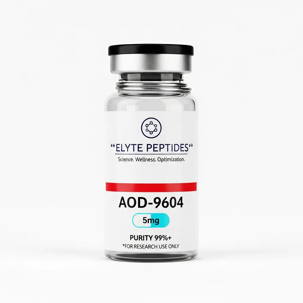 AOD-9604 5mg research peptide vial