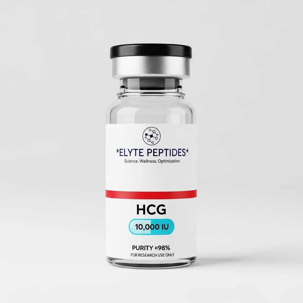 HCG 10,000 IU research peptide vial