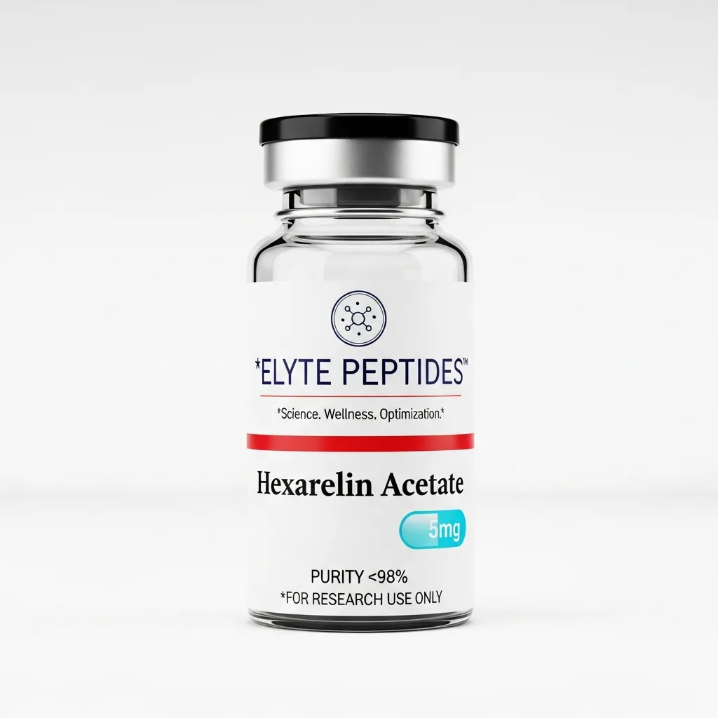 Hexarelin Acetate 5mg research peptide vial