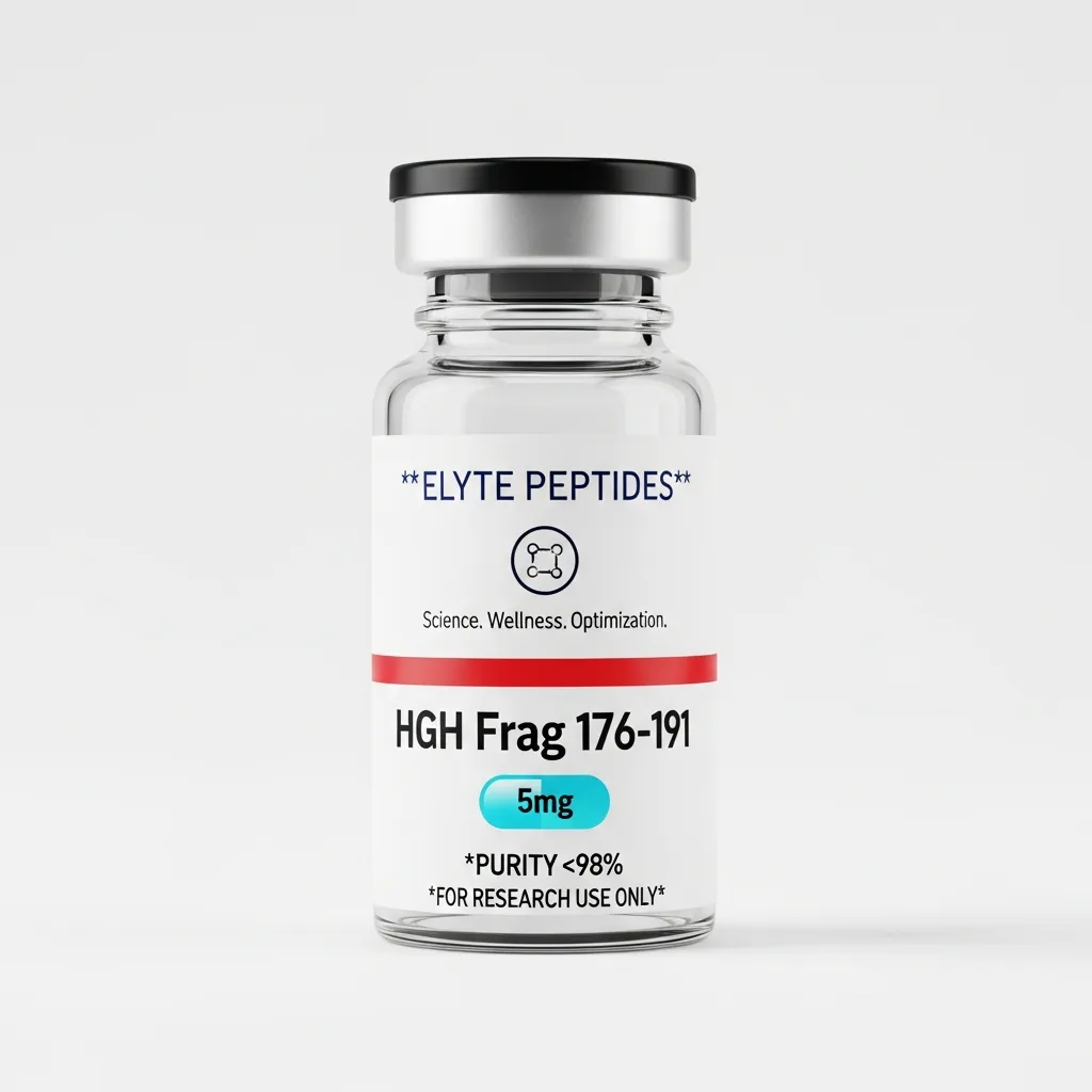 HGH Frag 176-191 5mg research peptide vial